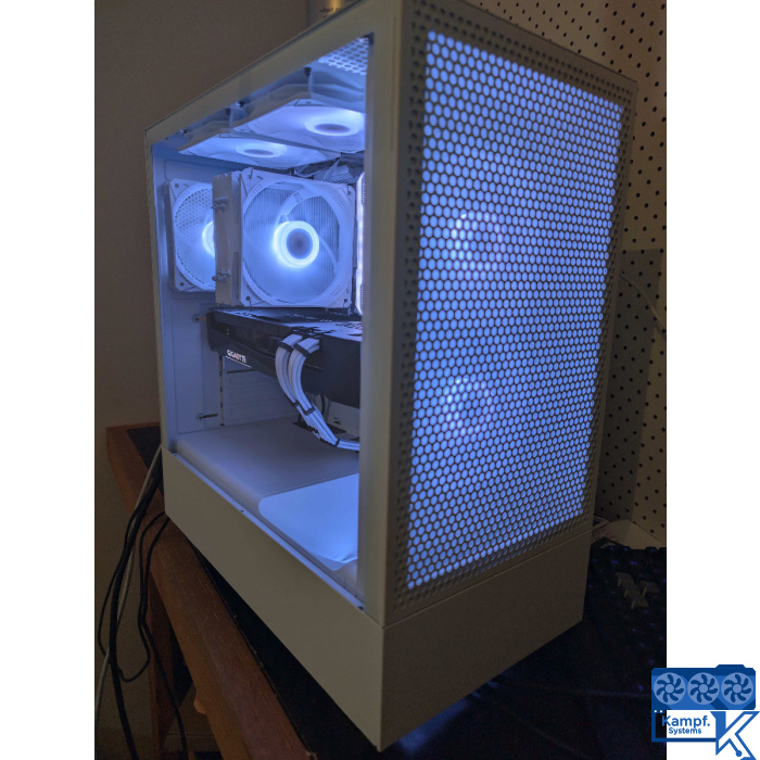 商品画像：IPASON Prebuilt AMD Gaming PC Desktop, Ryzen7 5700X, RTX4060 2